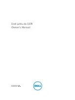 Предварительный просмотр 1 страницы Dell Latitude 3379 Owner'S Manual