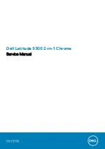 Dell Latitude 5300 2-in-1 Chrome Service Manual предпросмотр