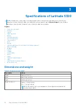 Preview for 14 page of Dell Latitude 5320 Setup And Specifications Manual