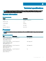 Preview for 13 page of Dell Latitude 5400 Chrome Setup And Speci?Cations Manual