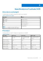Предварительный просмотр 11 страницы Dell Latitude 5431 Setup And Specifications