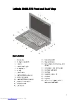 Предварительный просмотр 5 страницы Dell Latitude 6430 Setup And Features Information