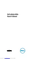 Dell Latitude 6430u Owner'S Manual preview