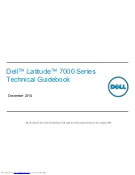 Dell Latitude 7000 Series Technical Manualbook preview