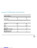 Preview for 6 page of Dell Latitude 7000 Series Technical Manualbook