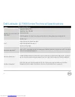 Preview for 12 page of Dell Latitude 7000 Series Technical Manualbook