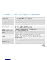 Preview for 14 page of Dell Latitude 7000 Series Technical Manualbook