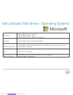 Preview for 20 page of Dell Latitude 7000 Series Technical Manualbook