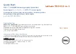 Dell Latitude 7210 2-in-1 Quick Start Manual preview