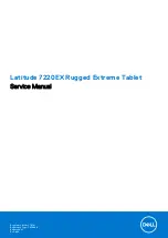 Preview for 1 page of Dell Latitude 7220EX Service Manual