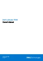 Dell Latitude 7390 Owner'S Manual preview