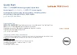 Dell Latitude 7410 2-in-1 Quick Start Manual preview