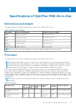 Preview for 21 page of Dell Latitude 7490 Setup And Specifications