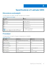 Preview for 13 page of Dell Latitude 9430 Setup And Specifications