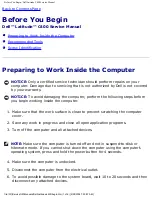 Preview for 3 page of Dell Latitude C400 Service Manual