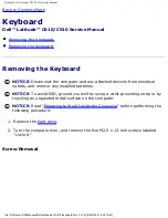 Предварительный просмотр 23 страницы Dell Latitude C510 Service Manual