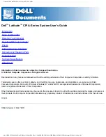 Preview for 2 page of Dell Latitude CPi A series User Manual