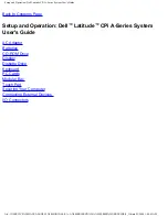 Preview for 10 page of Dell Latitude CPi A series User Manual