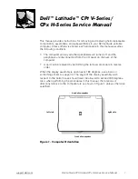 Предварительный просмотр 9 страницы Dell Latitude CPt V Service Manual