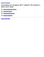 Preview for 21 page of Dell Latitude CPx H Series User Manual