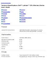 Preview for 28 page of Dell Latitude CPx H Series User Manual