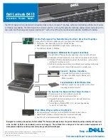 Dell Latitude D410 Brochure & Specs предпросмотр