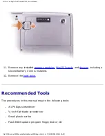 Preview for 5 page of Dell Latitude D500 Service Manual