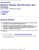 Preview for 10 page of Dell Latitude D500 Service Manual