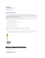 Предварительный просмотр 9 страницы Dell Latitude D631 Service Manual