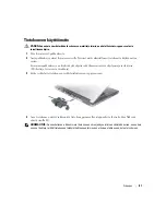 Preview for 87 page of Dell Latitude D830 - Core 2 Duo Laptop Quick Reference Manual