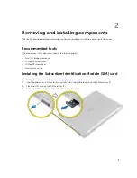 Предварительный просмотр 9 страницы Dell latitude e5270 Owner'S Manual