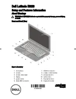 Dell Latitude E5420 Setup And Features Information preview