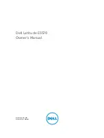 Preview for 1 page of Dell Latitude E5570 Owner'S Manual