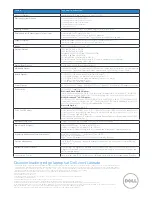 Preview for 2 page of Dell Latitude E6330 Specifications