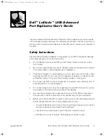 Preview for 5 page of Dell Latitude L400 Advanced Port Replicator User Manual