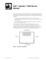 Предварительный просмотр 6 страницы Dell Latitude L400 Service Manual