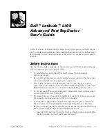 Preview for 4 page of Dell Latitude L400 User Manual