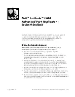 Preview for 134 page of Dell Latitude L400 User Manual