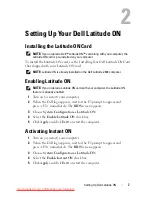 Preview for 7 page of Dell Latitude ON Setup Manual