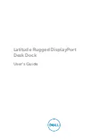 Dell Latitude Rugged DisplayPort User Manual preview