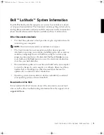 Предварительный просмотр 7 страницы Dell Latitude V700 Information Manual