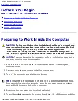 Предварительный просмотр 3 страницы Dell Latitude V710 Service Manual