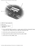 Предварительный просмотр 15 страницы Dell Latitude V710 Service Manual