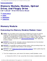 Предварительный просмотр 21 страницы Dell Latitude V710 Service Manual
