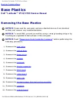 Предварительный просмотр 87 страницы Dell Latitude V710 Service Manual