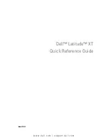 Dell Latitude XT Quick Reference Manual preview