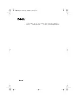 Preview for 3 page of Dell Latitude XT2 Media Base PR12S Manual