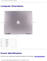 Preview for 5 page of Dell Lattitude D600 Service Manual