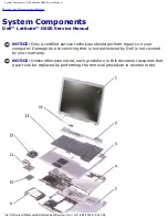 Preview for 9 page of Dell Lattitude D600 Service Manual