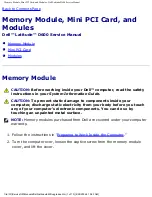 Preview for 11 page of Dell Lattitude D600 Service Manual
